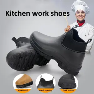 [Waterproof Rain Boots] Waterproof Men's Rain Boots - Thick Soled Round Toe Short Tube PU Material, Soft And Comfortable Water Sole - Outdoor Camping Boots, Car Washing And Fishing Shoes