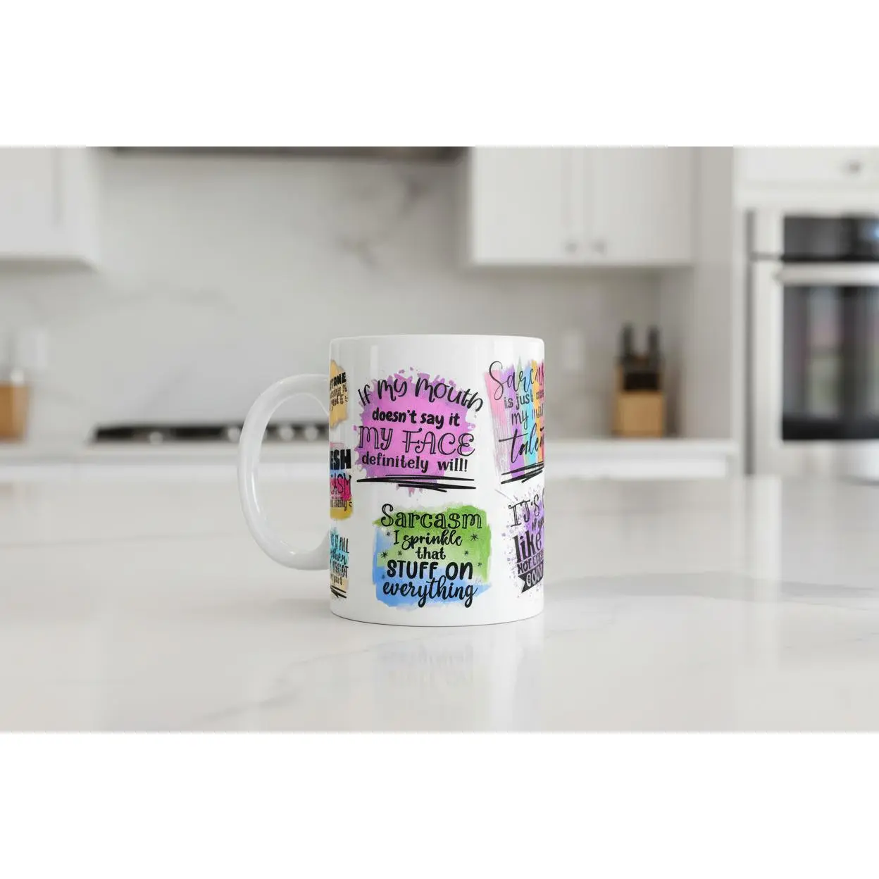 Sarcasm phrases - UVDTF Wrap for cups/hard surfaces sticker