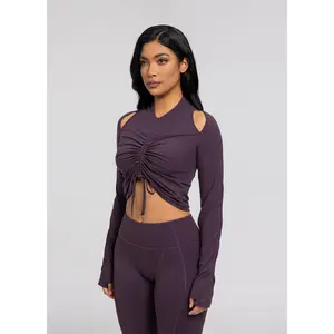 Drawstring Crop Top