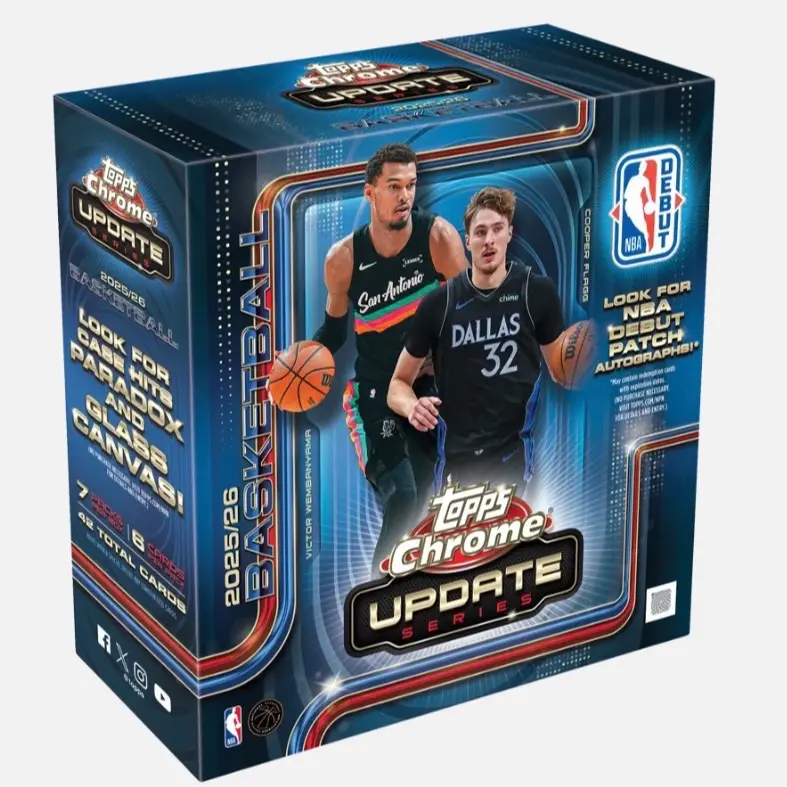 2025-26 TOPPS CHROME UPDATE BASKETBALL MEGA BOX