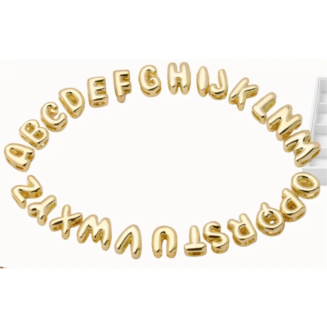 Mini Bubble Letter Charm