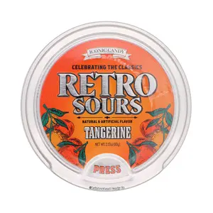 Retro Sours Tangerine - Nostalgic Candy