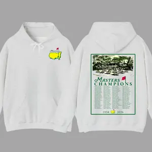 2026 Masters Tournament Augusta 92 Years Hoodie, Golf Tournament, The Masters Golf Cup 2 Sided Hoodie, Golf Gifts For Men