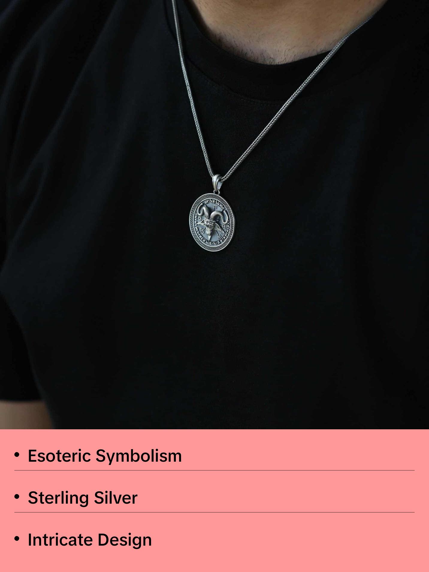 Goat Pentagram Necklace