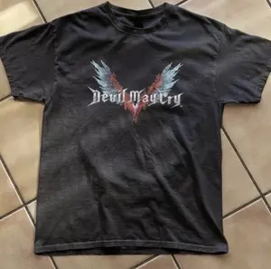 Devil May Cry T-Shirt, Logo Game Tee, Gifts Shirt, Unisex Vintage Graphic Tees Gothic Grunge Y2k Emo Scene Amity Affliction Style Clothes Men Women Streetwear