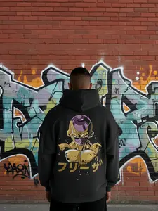 Anime Print Unisex Hoodie, Casual Streetwear Sweatshirt, Long Sleeve Fitted Design, Cartoon Pattern, Drawstring & Pockets, Fall/winter, Y2K Style