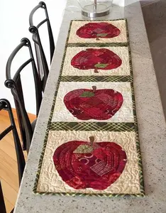 Patchwork Apple Table Runner