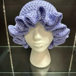 Crochet floppy bucket hat C
