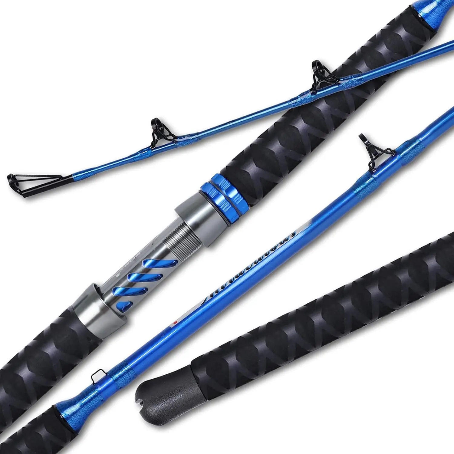 Catfish Fishing Rod 1 count/2 Piece Catfishing Fishing Pole Portable Travel Heavy Cat Catfish Casting Rod (6'/6'6"/7'/8'/9')