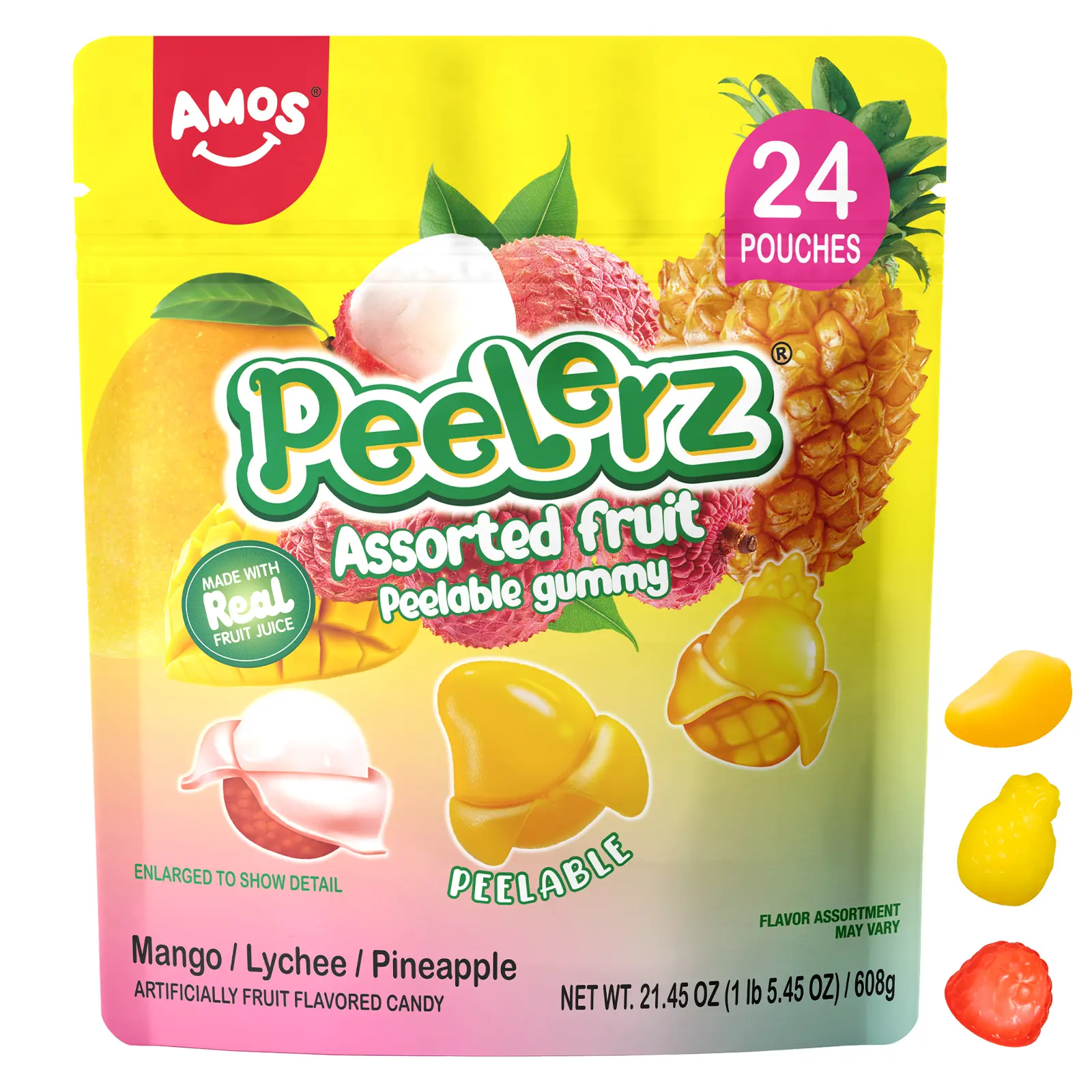 Peelerz assorted (Mango, Lychee, Pineapple )