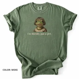 Comfort Color Funny Frog With Bob Meme TShirt, Frog Meme TShirt, Weirdcore Sarcasm T-Shirt, Introvert TShirt, Funny Gift for Her, Frog Aesthetic