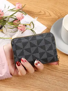 Unisex Credit Card Holder Wallet, Fashionable Card Holder, Fashion Style Multi-Card Slot Design, Zero Coin Purse, ID Document Bag for Men & Women, Casual