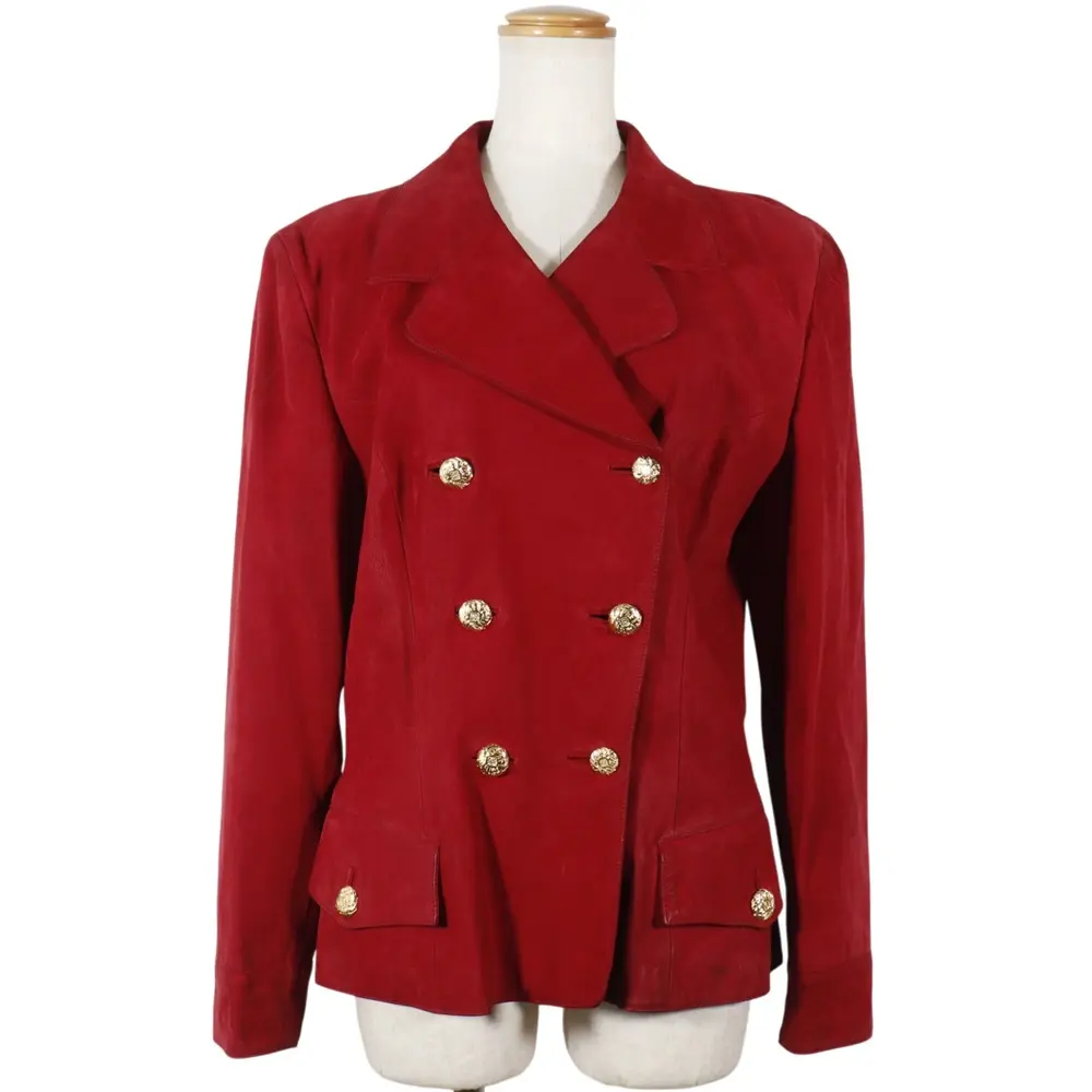 Pre-owned Loewe Other Small Leather Goods Leather Tailored Jacket