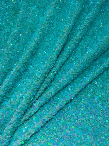 Tiffany Blue Sequins on Velvet