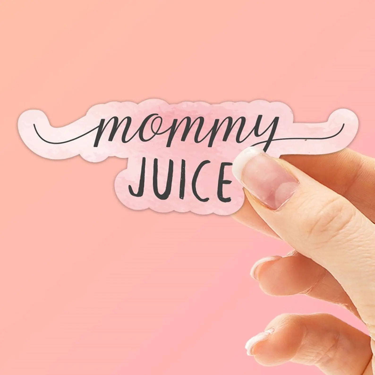 Mommy Juice Sticker, MINI - Funny Wine Lover Gift for Her - Cute Wine Mom Stickers for Steel Wine Tumbler, Yeti Insulated Drink Glass