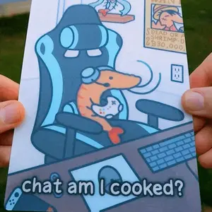 Gamer Shrimp Lenticular Print