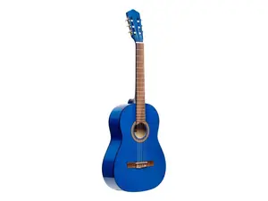 Stagg 25659 4-4 Scale Classical Guitar with Linden Top - Blue
