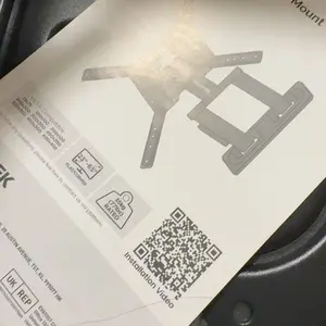 MonTek Full Motion TV Wall Mount for 13–95 Inch Flat & Curved TVs and Monitors, Swivel & Tilt Articulating Bracket, Max VESA 400x400mm, Holds up to 110 lbs, Perfect Center Design Adjustable Black