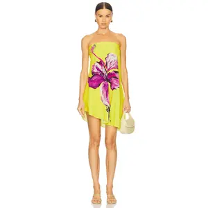 ROCOCO SAND Mini Dress in Yellow Purple