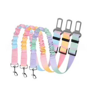 Pet Car Safety Harness, Stretchable Dog Leash, Bite-Resistant Vehicle Strap, Secure Outdoor Tether, Pet Travel Gear