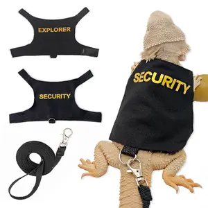 Lizard leash, reptile outdoor harness, chameleon and squirrel leash and clothing, small pet supplies
