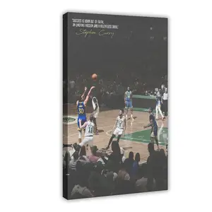 Stephen Curry Poster Basketball Poster Motivational Wall Art For Boys Bedroom Home Deor (1)