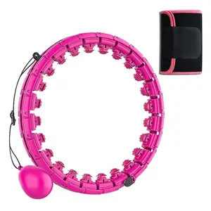 Weighted Hula Hoop, Workout & Home Workout Fitness Equipment for Home Gym Training