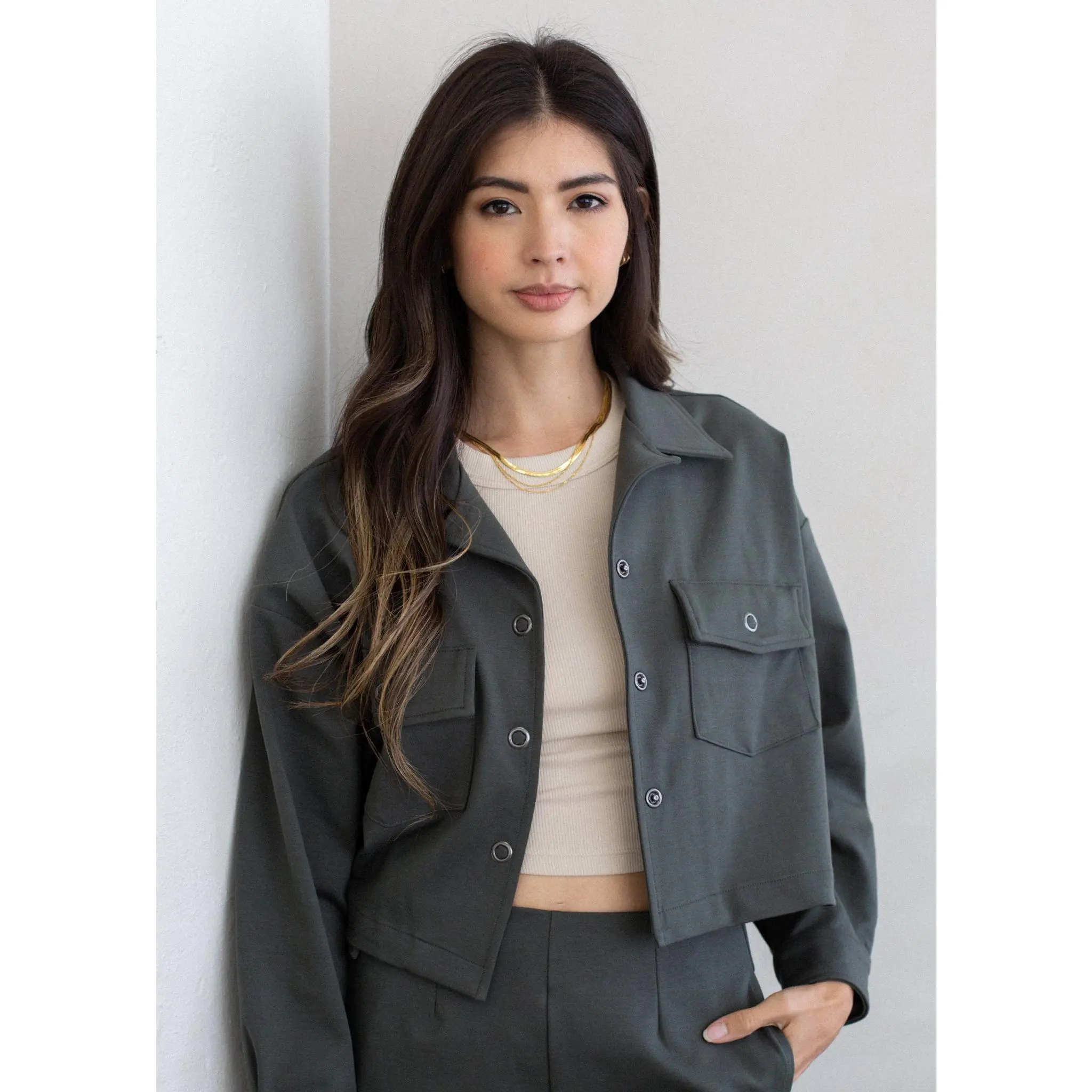 Cropped Worker's Jacket