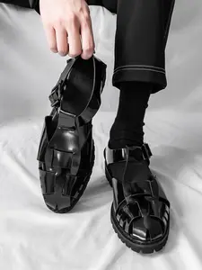 Men's Fashionable Plain Color Slides, Casual Comfortable Breathable Slides for Daily Wear, Trendy All-match Slides for Men, Boy, Footwear