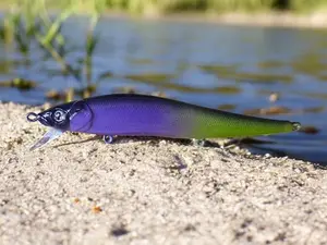 Hand-painted Custom Fishing Lure for Bass Pike Aggressive Strikes Durable Clear Coat Ships Fast from the USA