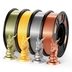 PLA Filament 1.75mm Bundle for 3D Printer,4 Rolls of 250g 3D Printer Filament, Dimensional Accuracy ±0.02mm, Clog-Free, Tangle-Free,Printing Supplies ,3dprinter