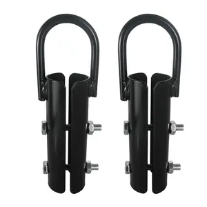 1 1/2 " Climbing Rope Clamp, 2 Sets 1.5"  Rope Attachment Hook Accessories, Rope Clasp for Rope Climb, Climbing  Garage  Gym Workout Fitness Strength