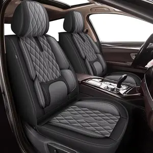 Car Seat Covers For 2/5 Seats, Full Set Universal SeatCoversfor Cars, Waterproof PU Leather Auto Seat ProtectorsCarinteriors Fit For Nissan /Honda /Civic /CRV /Hrv /Kia/Sorento/Toyota /Corolla /4Runner /Camry /Hyundai /Mazda