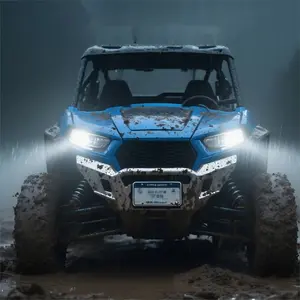 Ultra Bright Wireless LED Headlight Conversion Kit 150000 Lumens Turbo Cooling Fits 9005 9006 Bulbs 6000K White 12V Plug And Play Automotive Lighting Upgrade