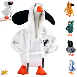 7 Inch Desk Goose Outfits Dog Hoodie for Desktop GooseMini Desk Goose Clothes Porch Goose Costume Desk Goose Accessories for Magnetic Goose Statue Table Home Decor