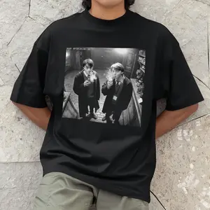 Harry and Ron Smoking Shirt Potter Tshirt Wizarding Fan Shirt, Sweatshirt, Hoodie
