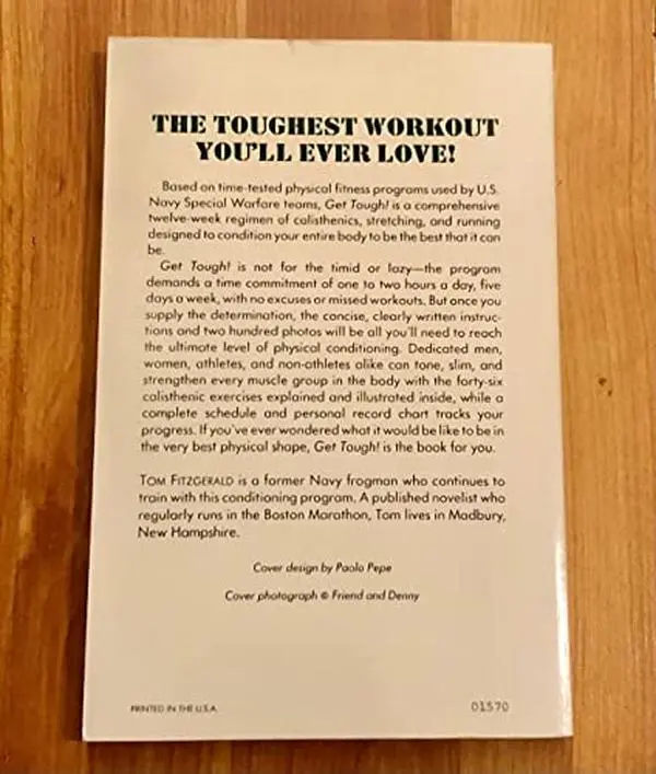 Used Paperback Book - Get Tough!: The U.S. Special Forces Physical Conditioning Program by Tom Fitzgerald, 12-Week Training Fitness Guide with Stretching, Exercises, Diet & Injury Prevention Advice, Used Copy, Instructional English Text