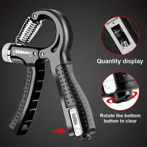 Grip strength training for hand and arm muscles, finger strength rehabilitation training, and fitness handshake training