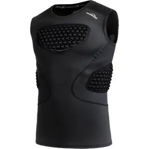COOLOMG Youth Baseball Chest Protector Padded Compression Vest Shirt For Baseball Softball Football Lacrosse Sports Gear Athletic