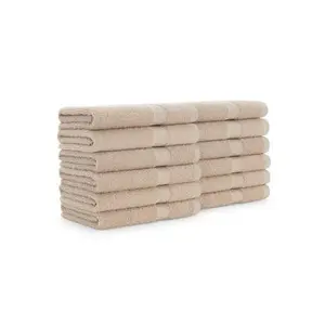 True Color Ring-Spun Cotton Wash Cloths, Ring Spun Cotton, 12x12 in., Six Colors, Buy a 12-Pack or a Case of 300