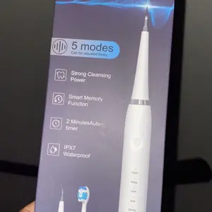 Plaque/Tartar Remover for Teeth, Dental Calculus Remover Teeth Cleaning Kit with LED Light & Adjustable Modes, for Women Men Pet Cat Dog