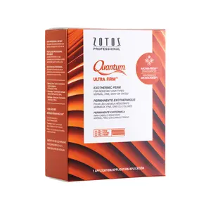 Zotos Quantum Ultra Firm Exothermic Hair Perm - Healthy Curls, Even Curls, Balanced Porosity Haircare for Normal & Tinted Long Hair (No Dryer Heat Required)