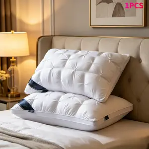 5-Star Hotel Pillow Ultra Soft Down Alternative Fiber Neck Support Twisted Pillow Core, Washable Sleeping Pillow for Home Dorm Bedroom, Soft Pillow for Adults Students