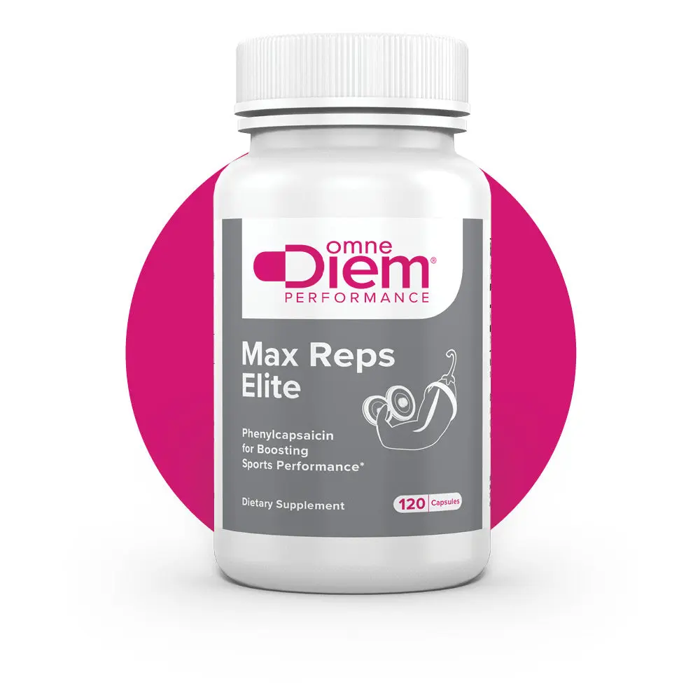 Max Reps Elite Capsules - Phenylcapsaicin Sports Performance Supplement - 120 ct CSP