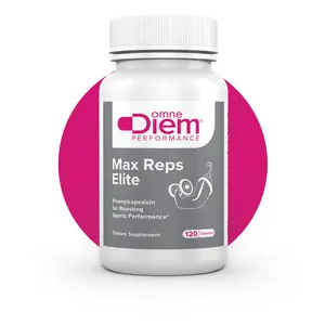 Max Reps Elite Capsules - Phenylcapsaicin Sports Performance Supplement - 120 ct CSP