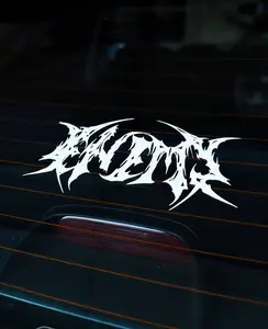 ENEMY Vinyl Car Bumper Decal, Universal Car Sticker, Vinyl Decals for Truck, Automotive Exterior Accessory