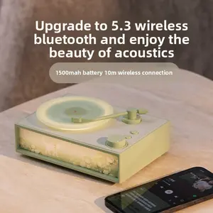 X19 Rosemary Series Aromatherapy Bluetooth Speaker Round-X19 V5.3 Wireless MP3 WMA WAV 10M Range 7-8H Playtime 4Ohm 5W Output 40mm Speaker 20Pcs Per Carton