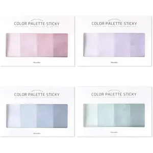 Color Palette Sticky Color Painting Set of 400 Pieces-Self-Adhesive Memo Pad with 30 Sheets