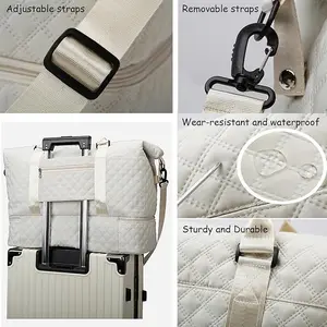 Back to School Weekender Bag Travel Duffel Bag with Shoe Compartment for Women, Carry on Overnight Bag