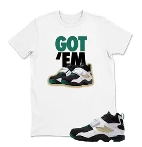Got 'Em Sneaker Shirt White to Match Diamond Turf Emerald, Matching Shirt Air Diamond Turf Emerald T-Shirt